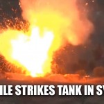 missile strikes tank Syria 150x150 US Navy deploys laser weapon to Persian Gulf for first ever combat mission
