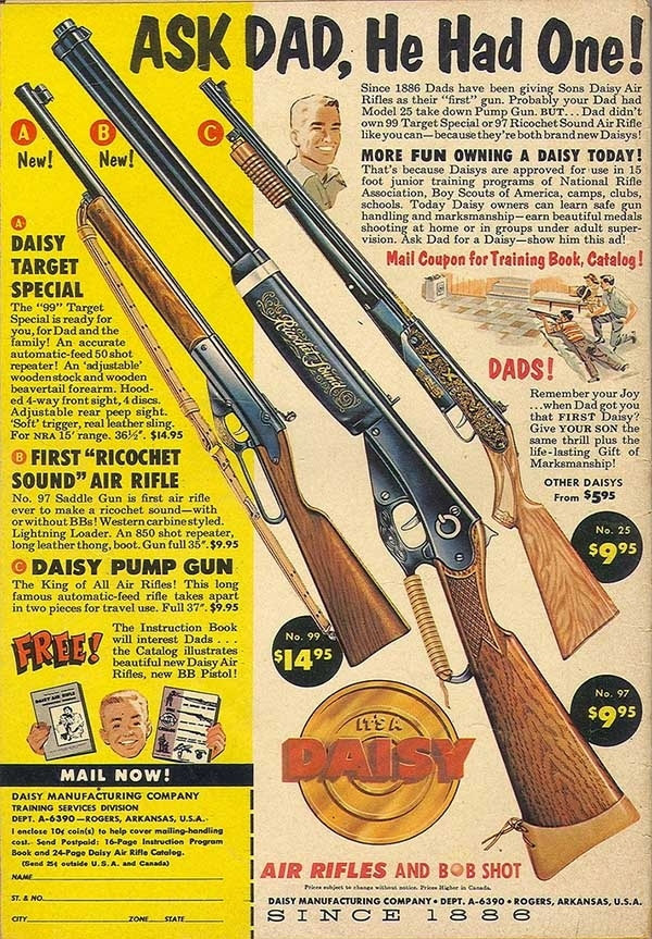 Image result for 1950s gun ads