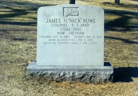 James N. Rowe gravesite at Arlington cemetry