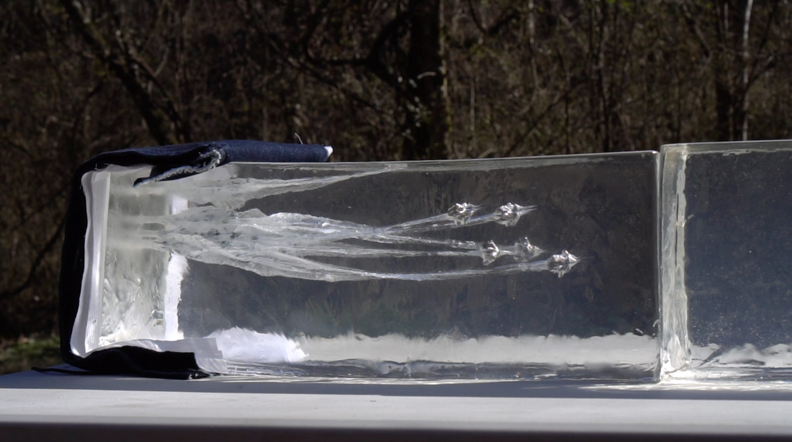 Ballistic gel test