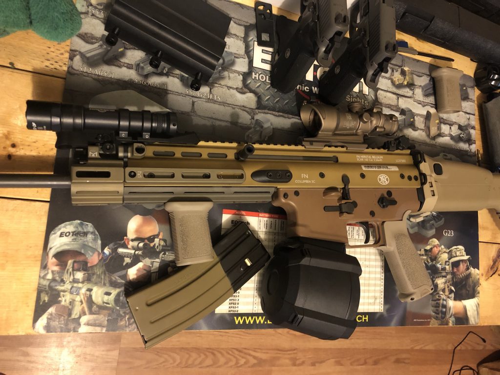 FN SCAR 16 MOD1 upgrades