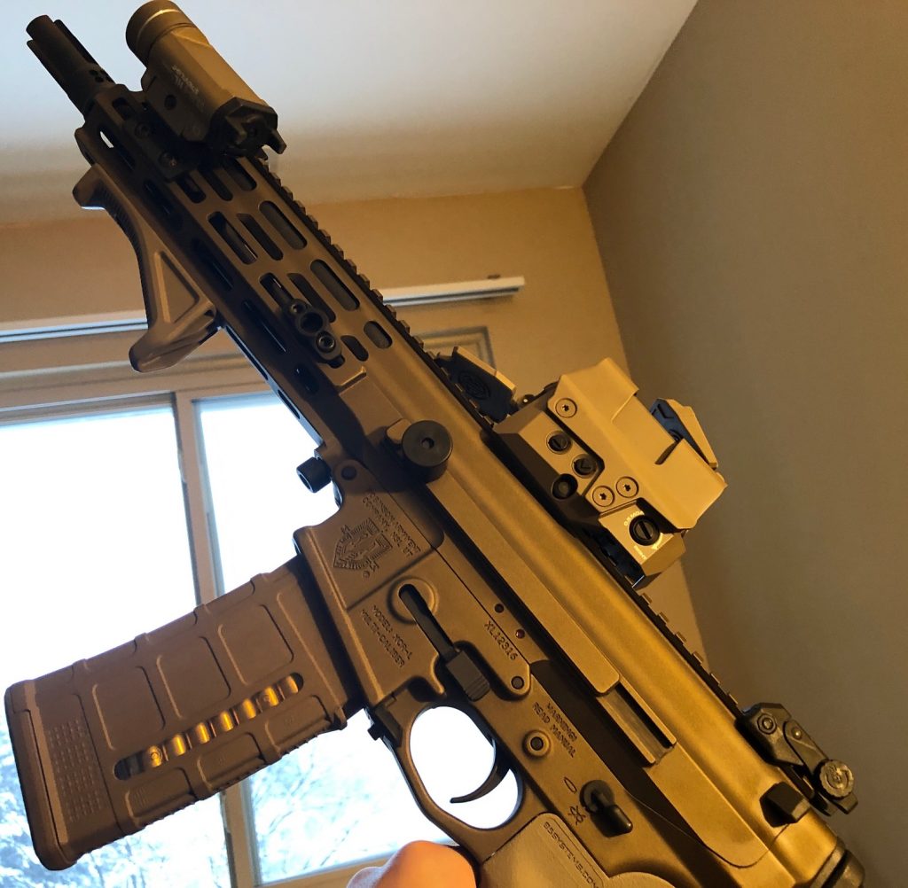 XCR-L from Robinson Armament with the ROMEO8T Red Dot Reflex Sight and Streamlight TLR-1 HL