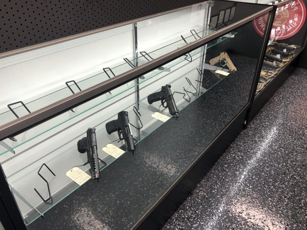 shop shelves are bare as gun control dies and new buyers tear through available shop inventory