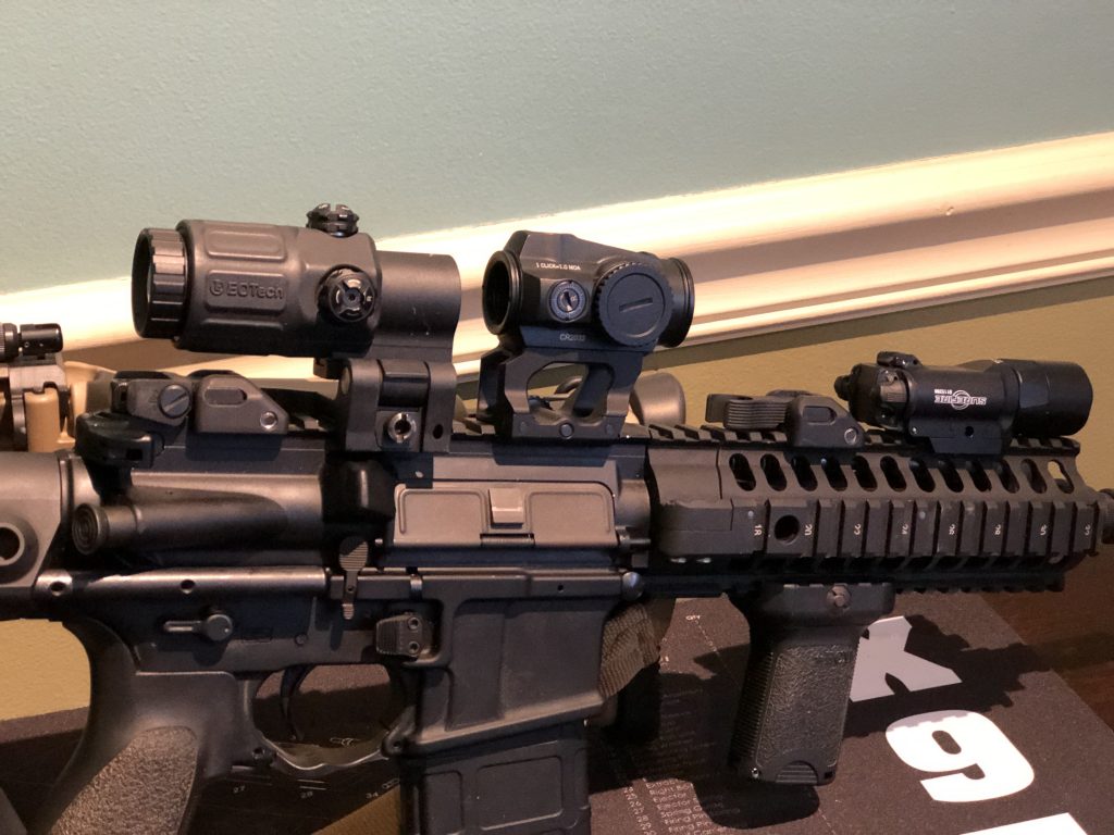 vortex sparc solar on a scalarworks mount with eotech magnifier