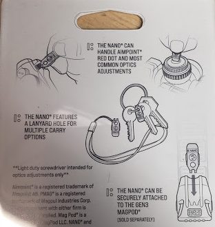 use and directions for the multitasker NANO