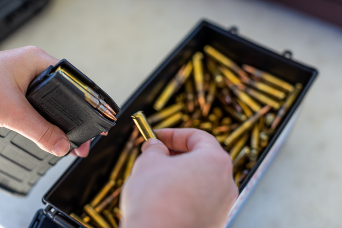 Loading 5.56 NATO into an AR 15 magazine