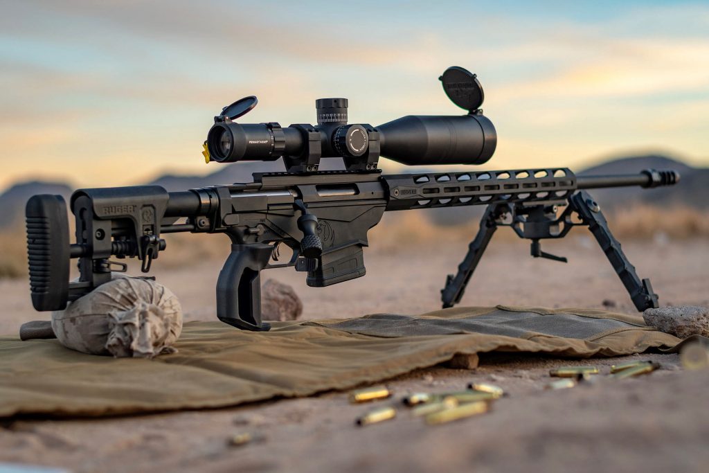 Ruger Precision Rifle set up for long range shooting