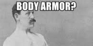 body armor meme