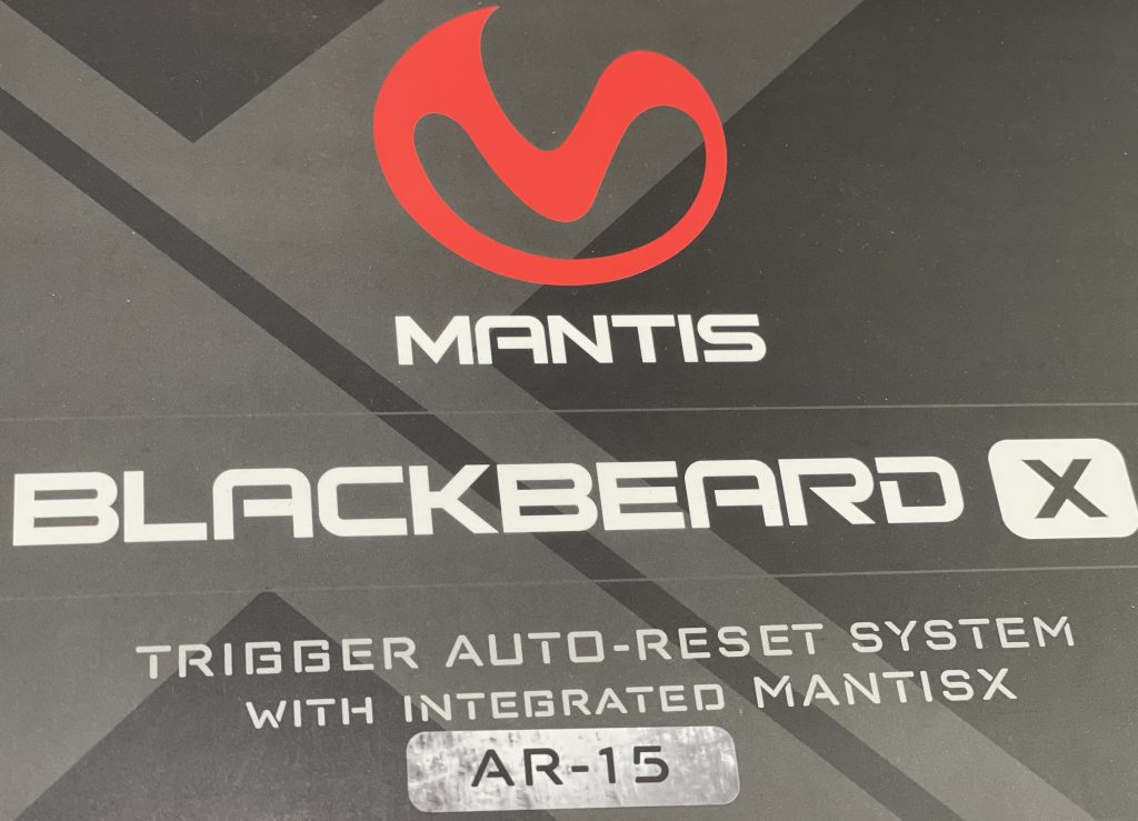 mantis blackbeard x training system for AR15 rifles carbines and SBRs to practice dry fire assisted