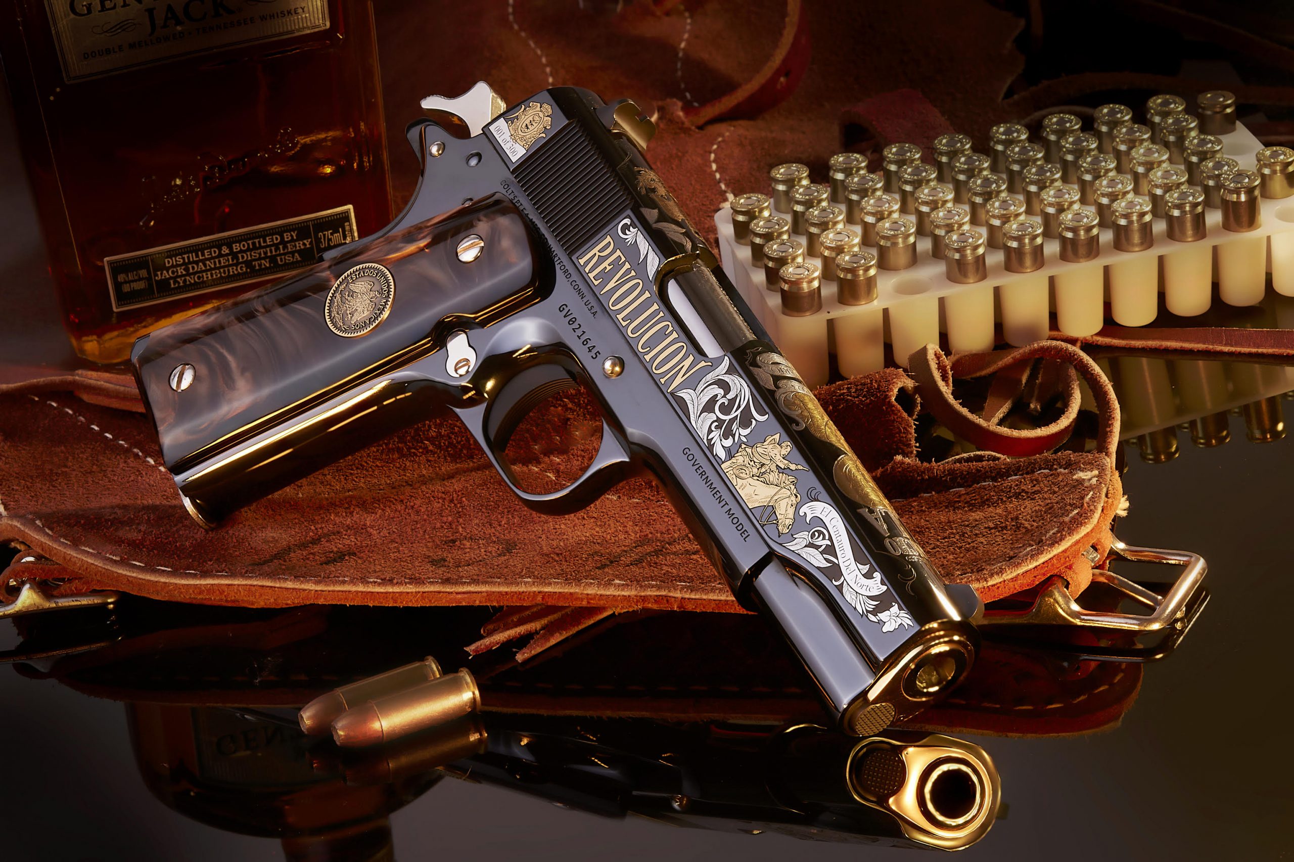 Pancho Villa of La Revolución series by SK Customs 1911 pistol