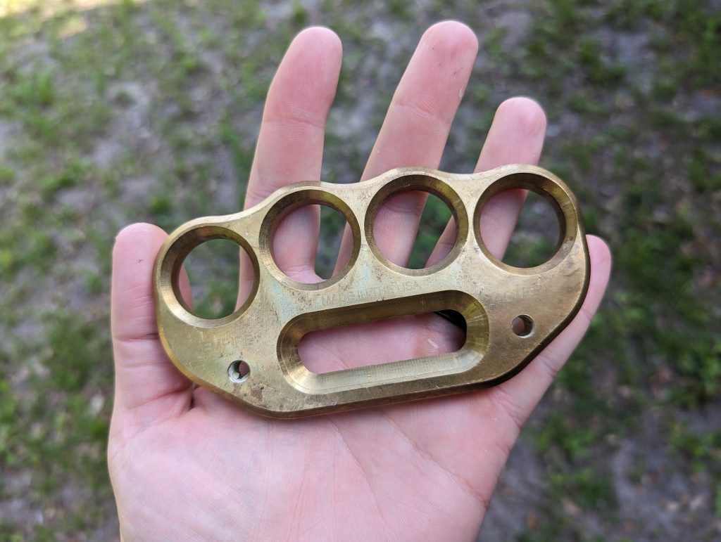 The 1864 - Vintage NYC Knuckles (brass) — Empire Tactical USA