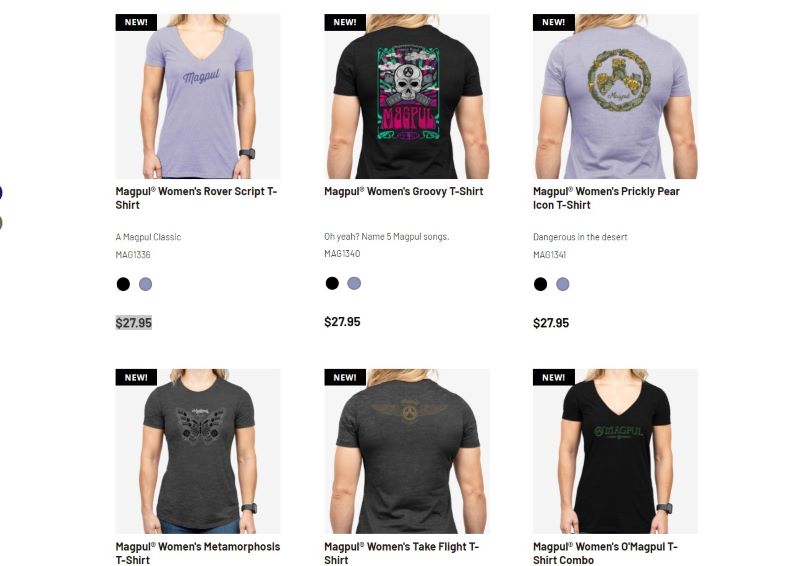 designs for magpul womens tees