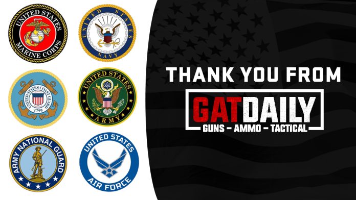 A Thank You For Honorable Service - GAT Daily (Guns Ammo Tactical)