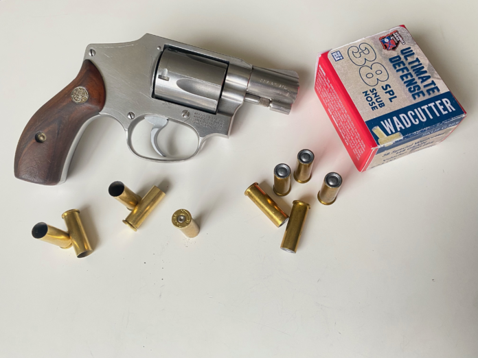 S&W Model 640 J-Frame Revolver Ultimate Defense Wadcutter