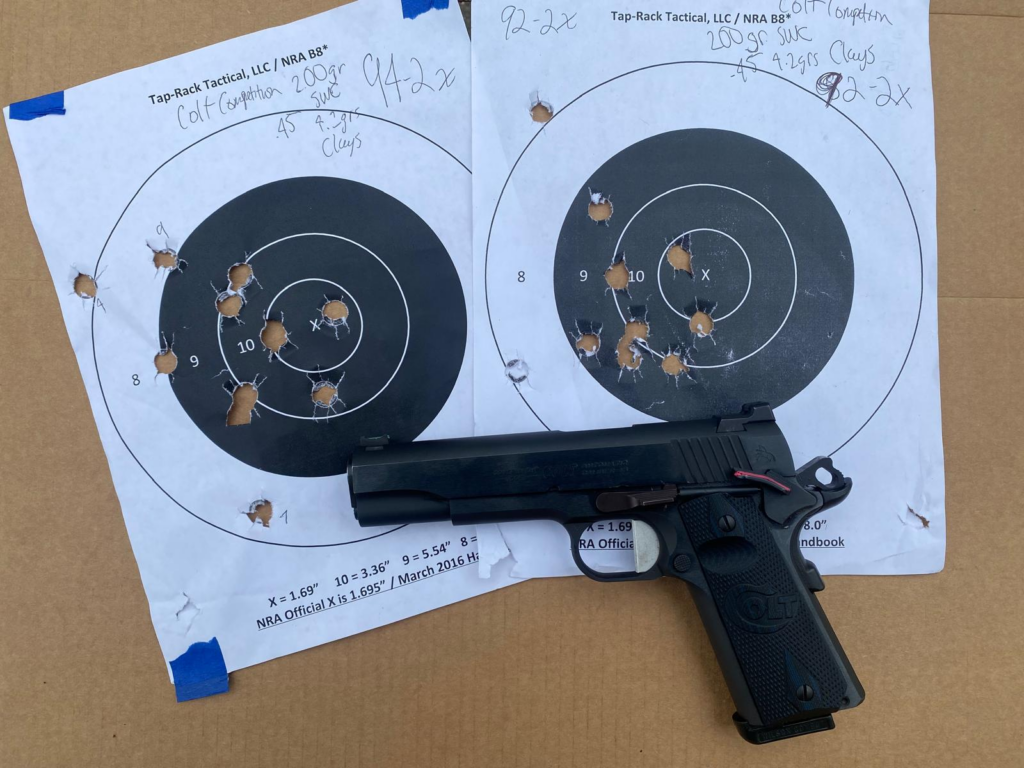 Colt Competition Series 1911 NRA B-8 Targets