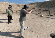 Training with gabe white pistol shooting solutions