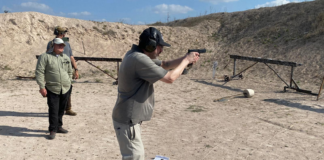 Training with gabe white pistol shooting solutions