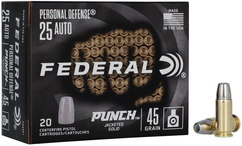 Federal’s .25 ACP Punch Packs a Wallop