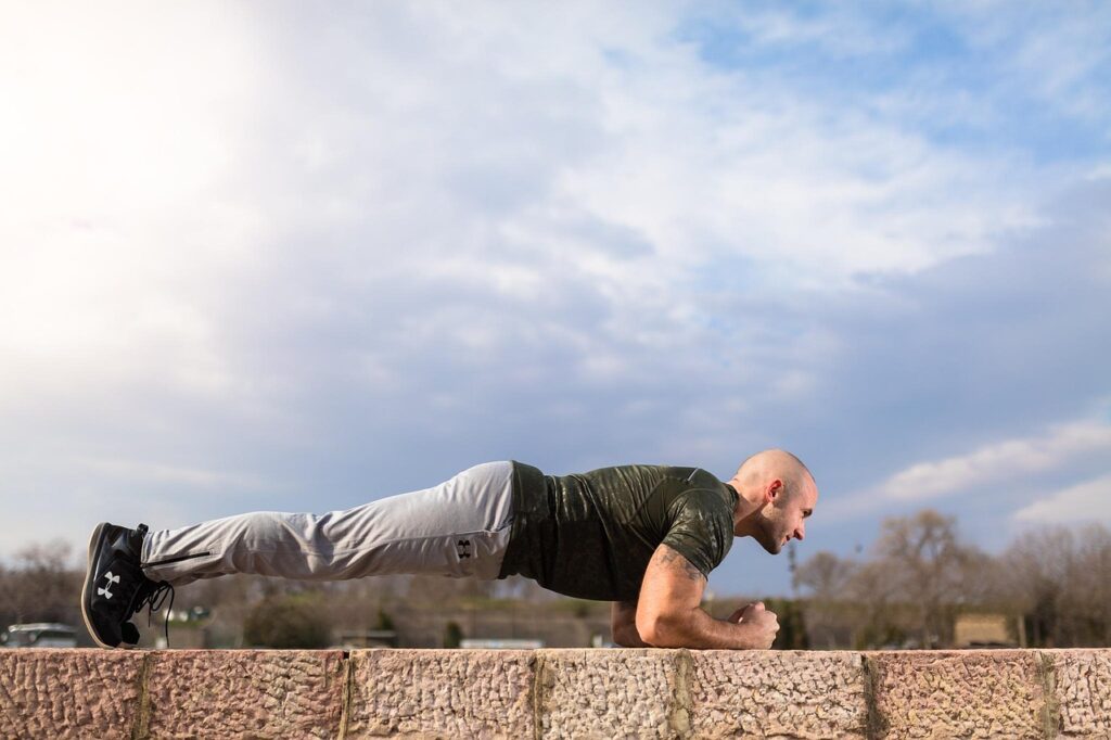 Physical fitness - planking