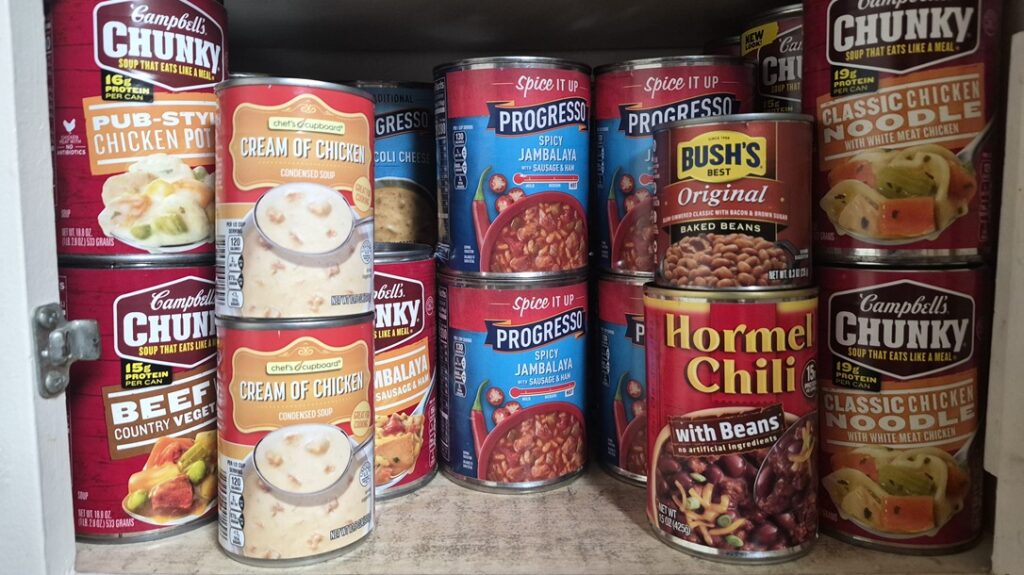 Store what you eat - food storage